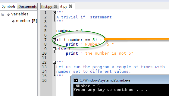 If Else ... without the then